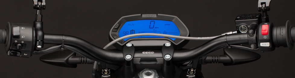 Zero DS Electric Motorcycle Dashboard
