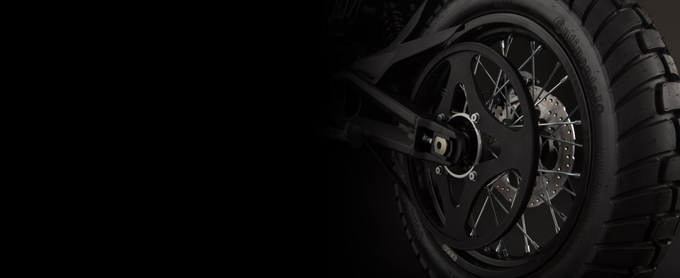 Zero DS Electric Motorcycle Drivetrain
