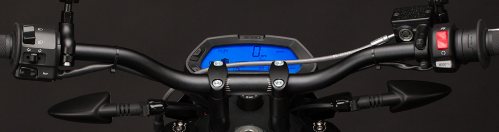 Zero FX Electric Motorcycle Dashboard