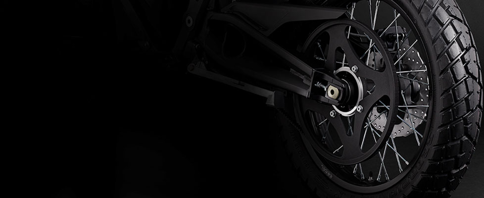 Zero FX Electric Motorcycle Drivetrain