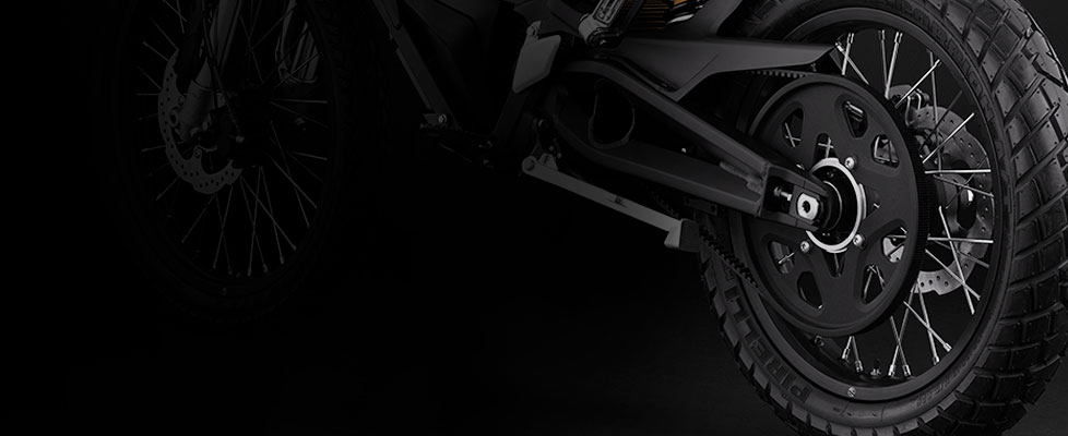 Aandrijfsysteem elektrische Zero FX motorfiets