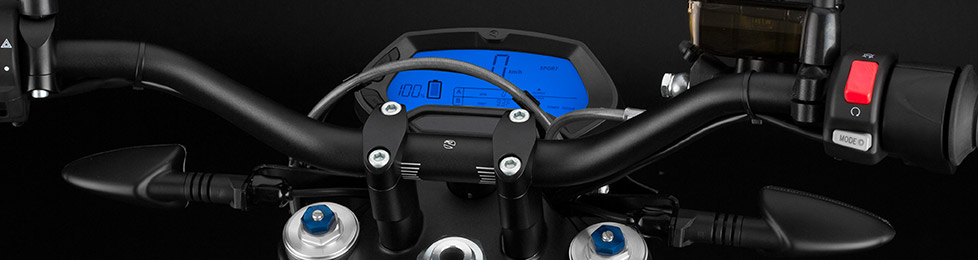 Zero FXS Electric Motorcycle Dashboard