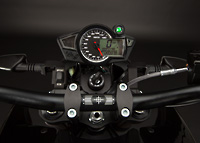 Zero S Electric Motorcycle Dashboard