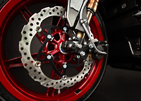 Zero S Electric Motorcycle Wheels and brakes