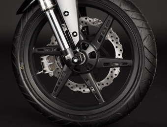 Zero S Electric Motorcycle Wheels and brakes