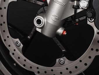 Zero S Electric Motorcycle Wheels and brakes