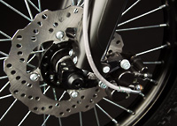 Zero X Electric Motorcycle front brake